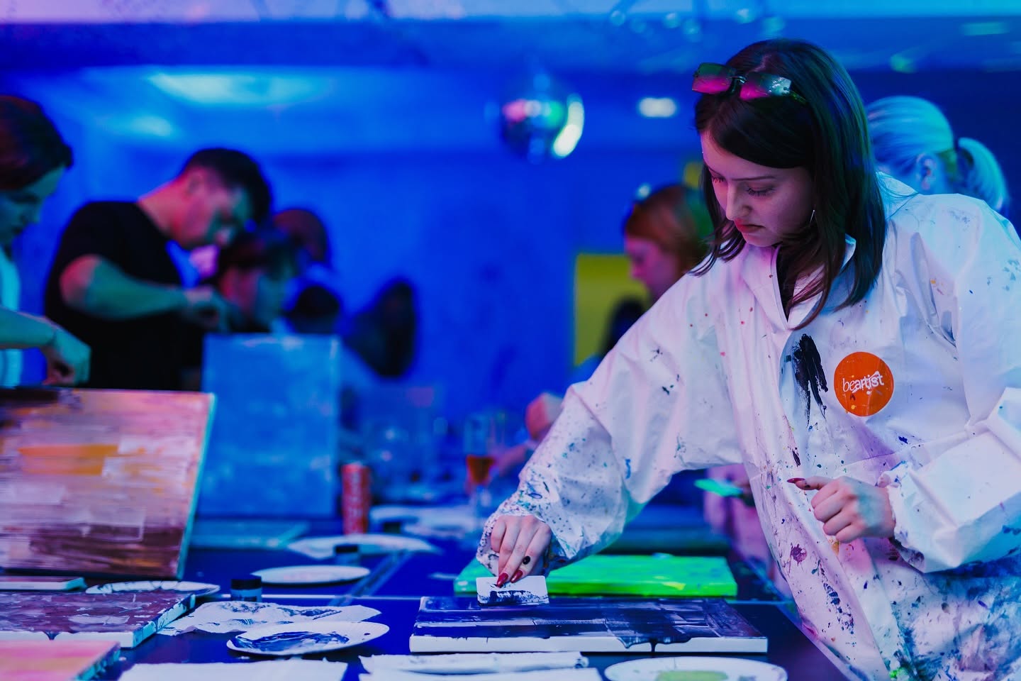 BeArtist – fotografie ze zážitkového art studia v centru Prahy